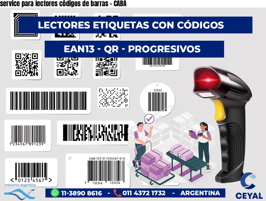 service para lectores códigos de barras - CABA