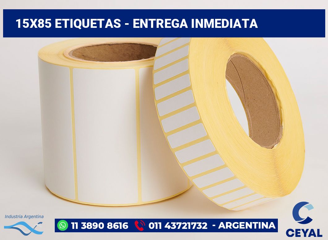 15×85 Etiquetas