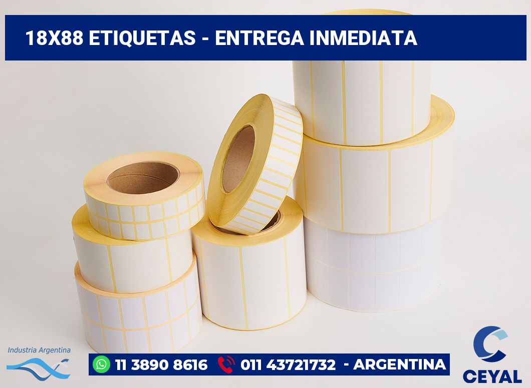 18×88 Etiquetas