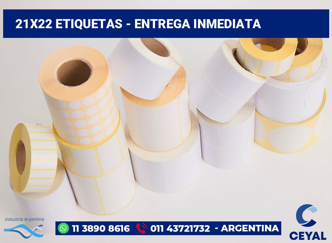 21x22 Etiquetas