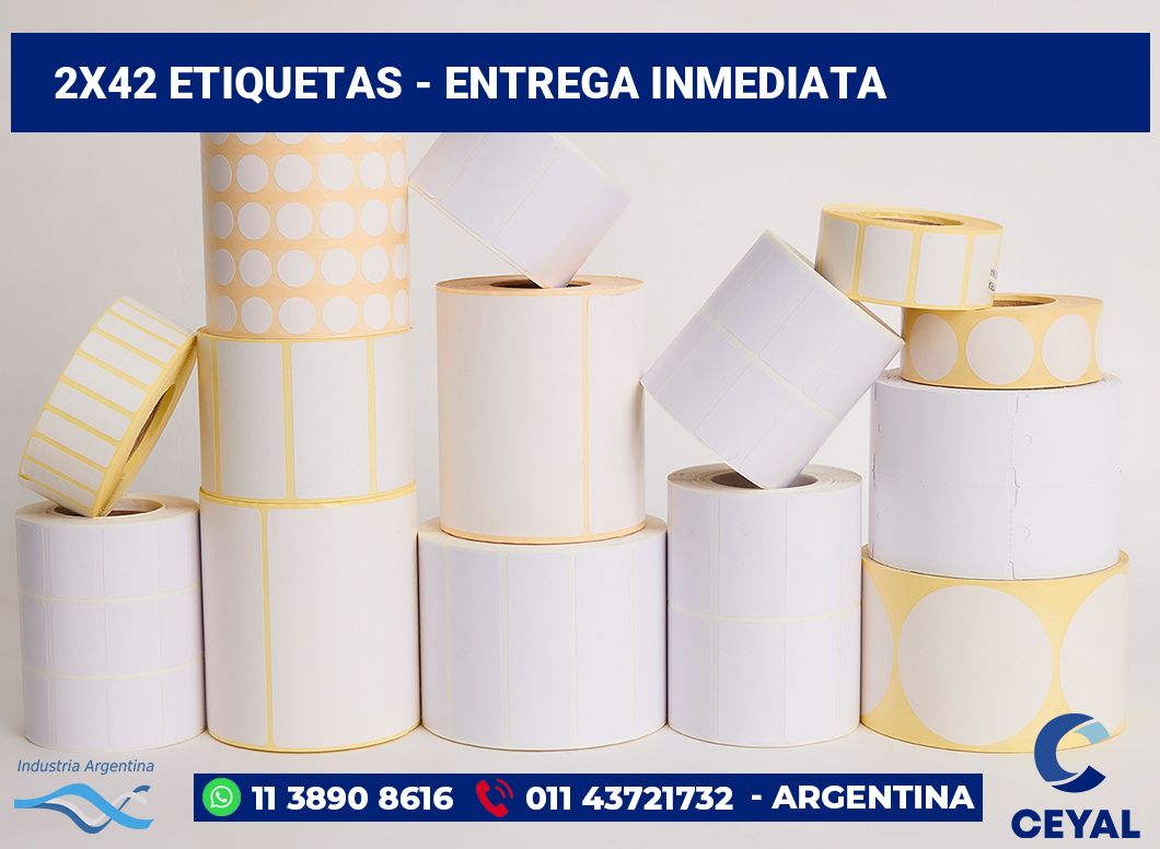 2x42 Etiquetas