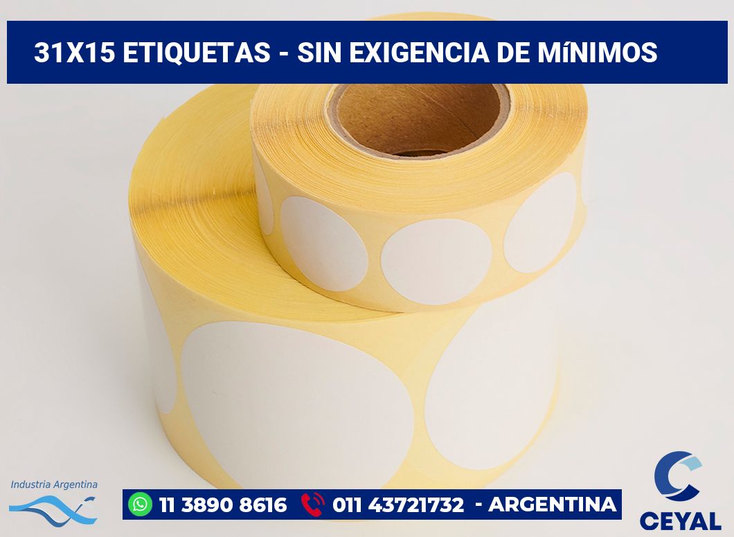 31x15 Etiquetas
