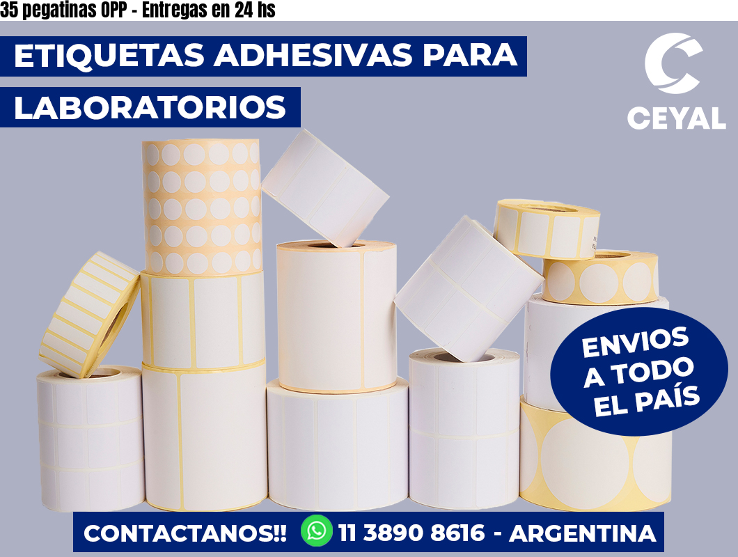 35 pegatinas OPP - Entregas en 24 hs
