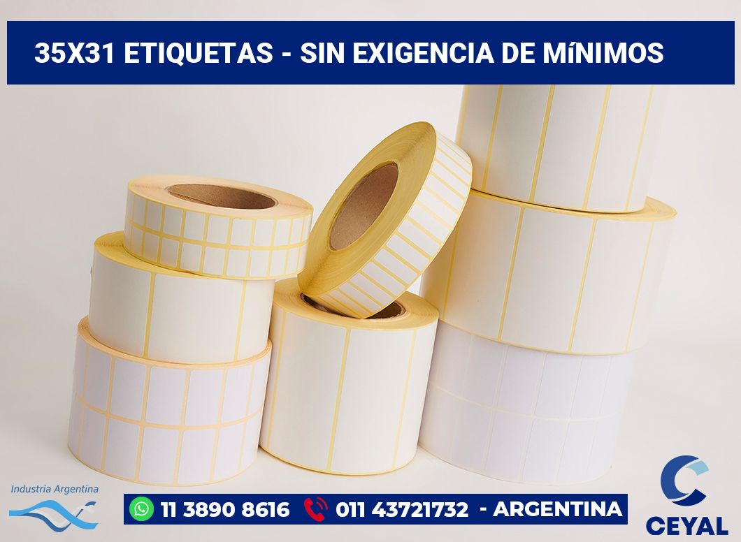 35x31 Etiquetas