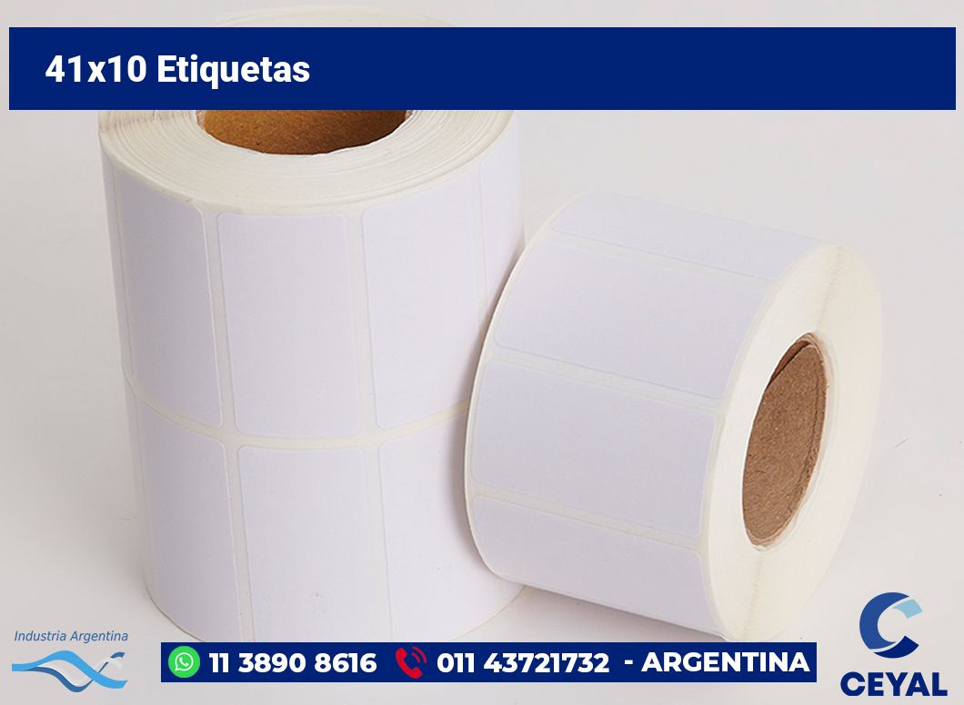 41x10 Etiquetas