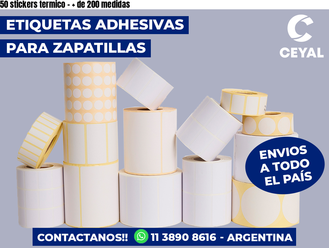 50 stickers termico – + de 200 medidas
