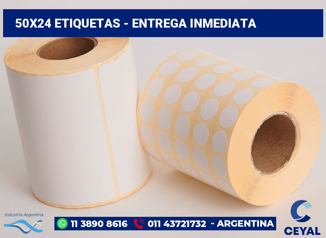 50×24 Etiquetas