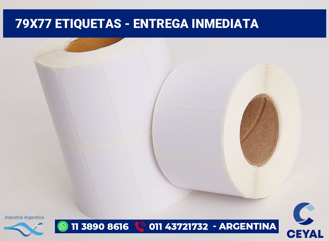 79×77 Etiquetas