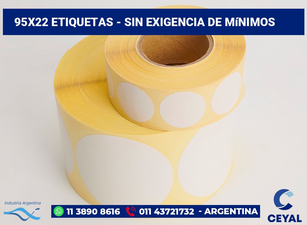 95x22 Etiquetas
