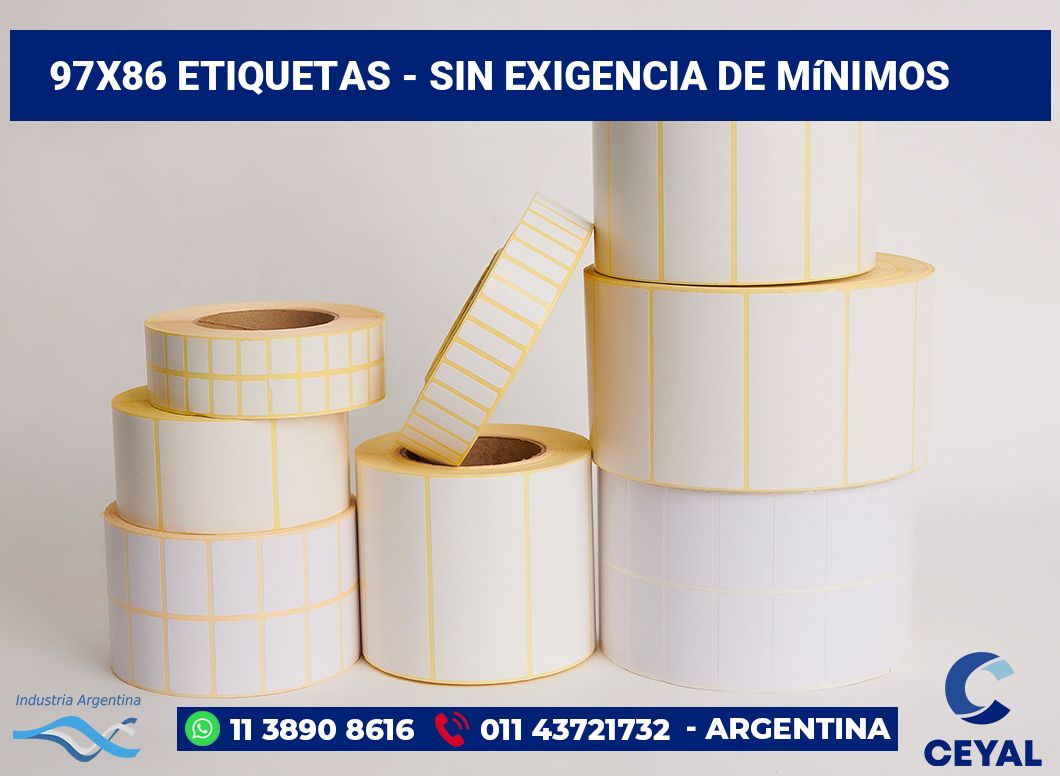 97×86 Etiquetas
