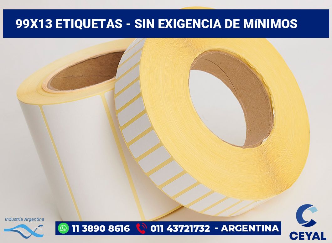 99x13 Etiquetas