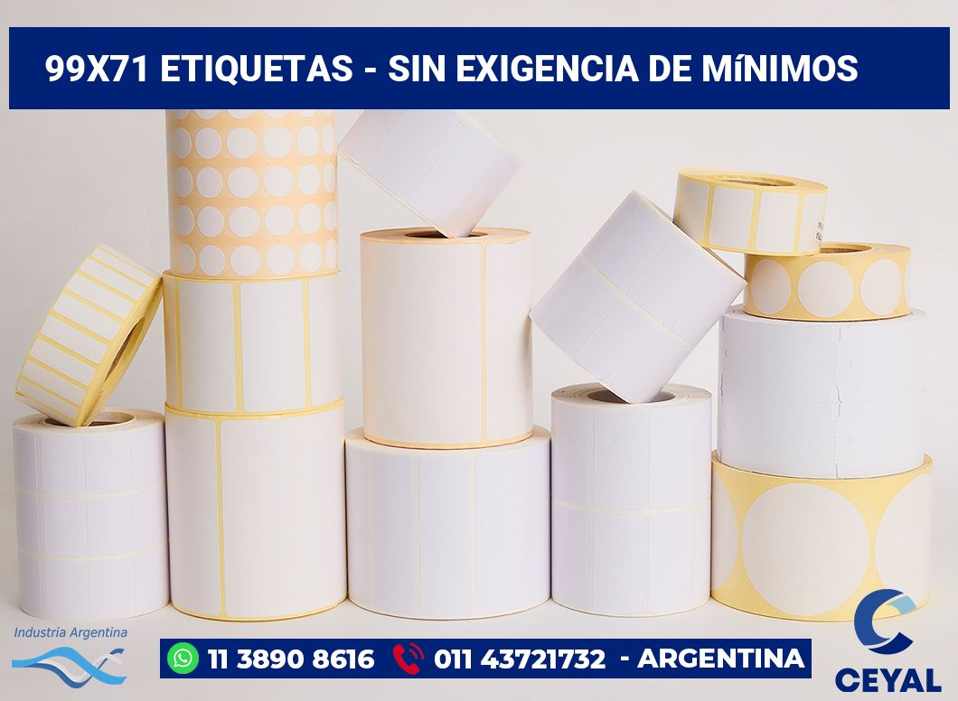 99×71 Etiquetas