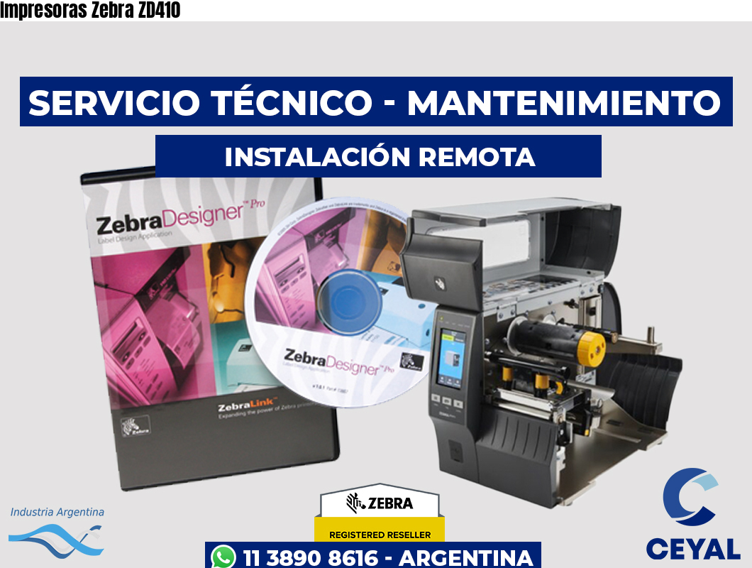 Impresoras Zebra ZD410