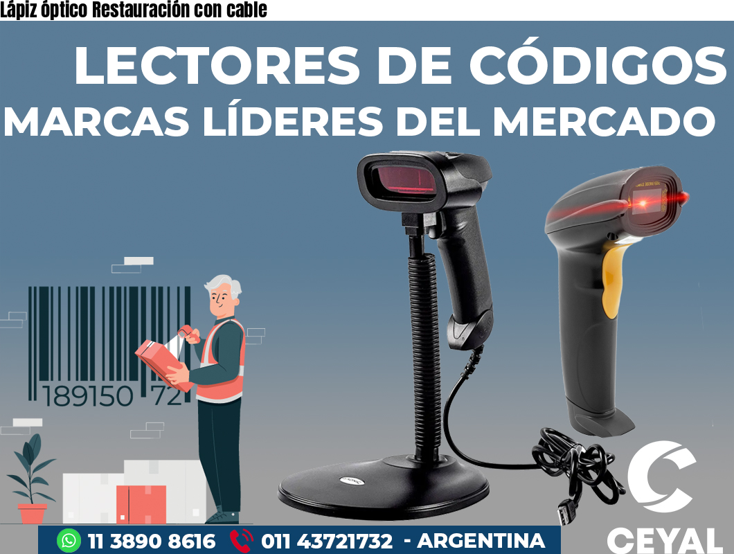 Lápiz óptico Restauración con cable
