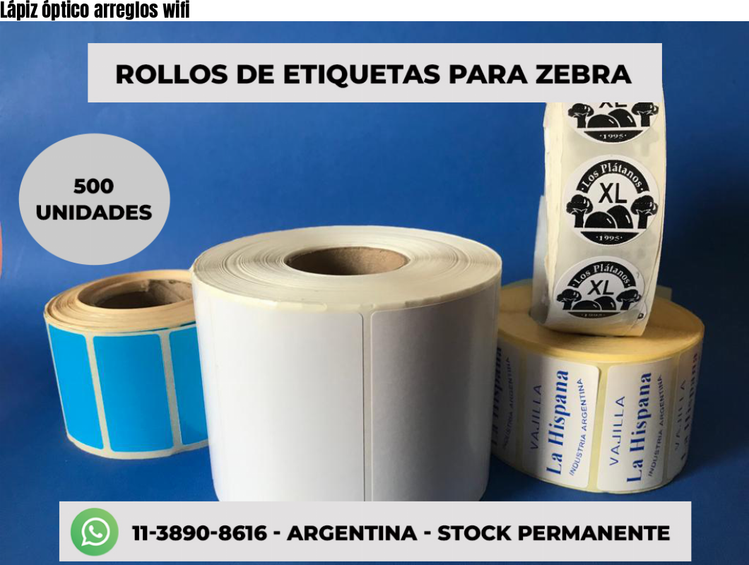 Lápiz óptico arreglos wifi