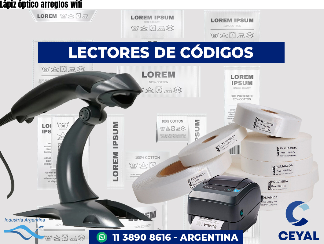 Lápiz óptico arreglos wifi