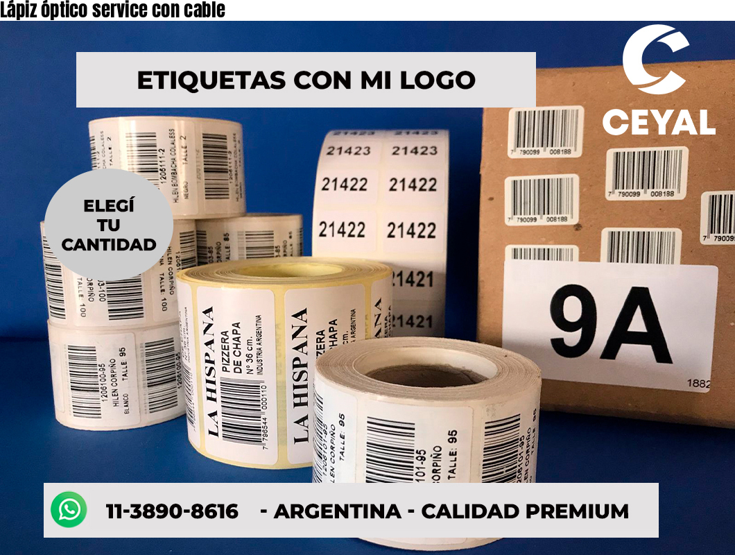 Lápiz óptico service con cable