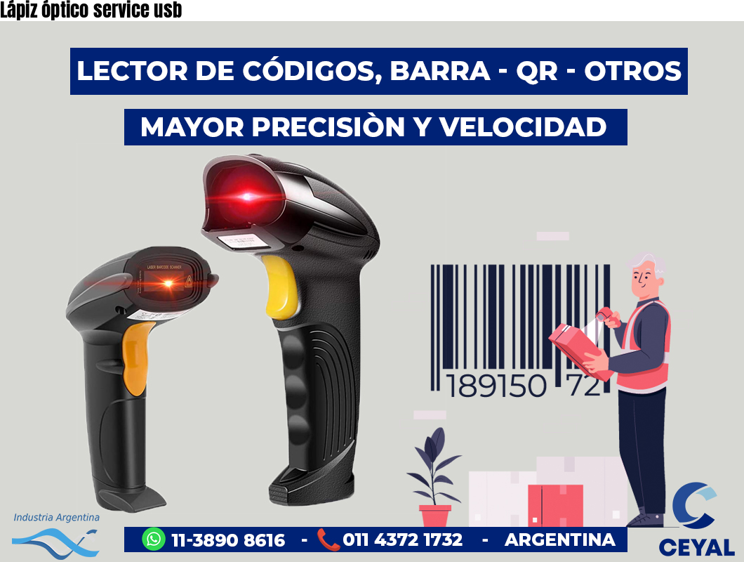 Lápiz óptico service usb