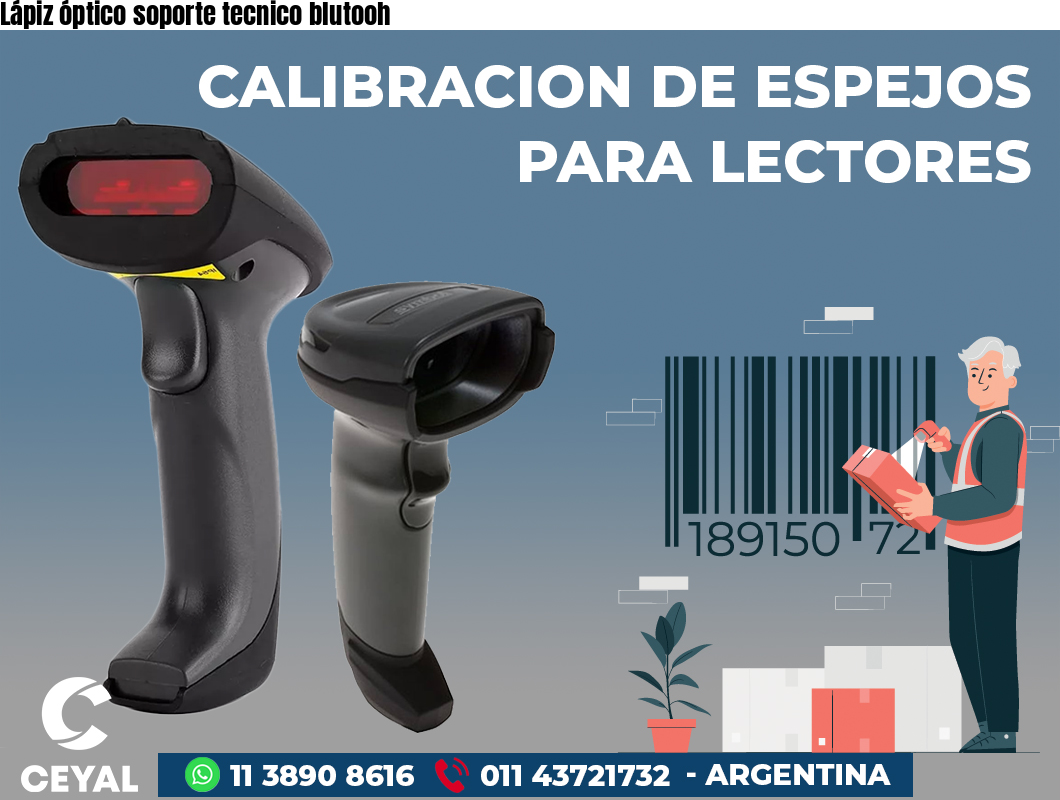 Lápiz óptico soporte tecnico blutooh