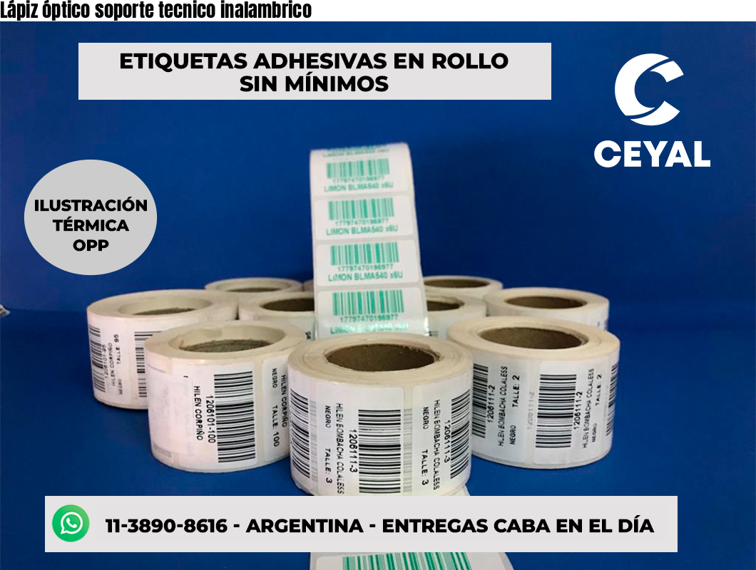 Lápiz óptico soporte tecnico inalambrico