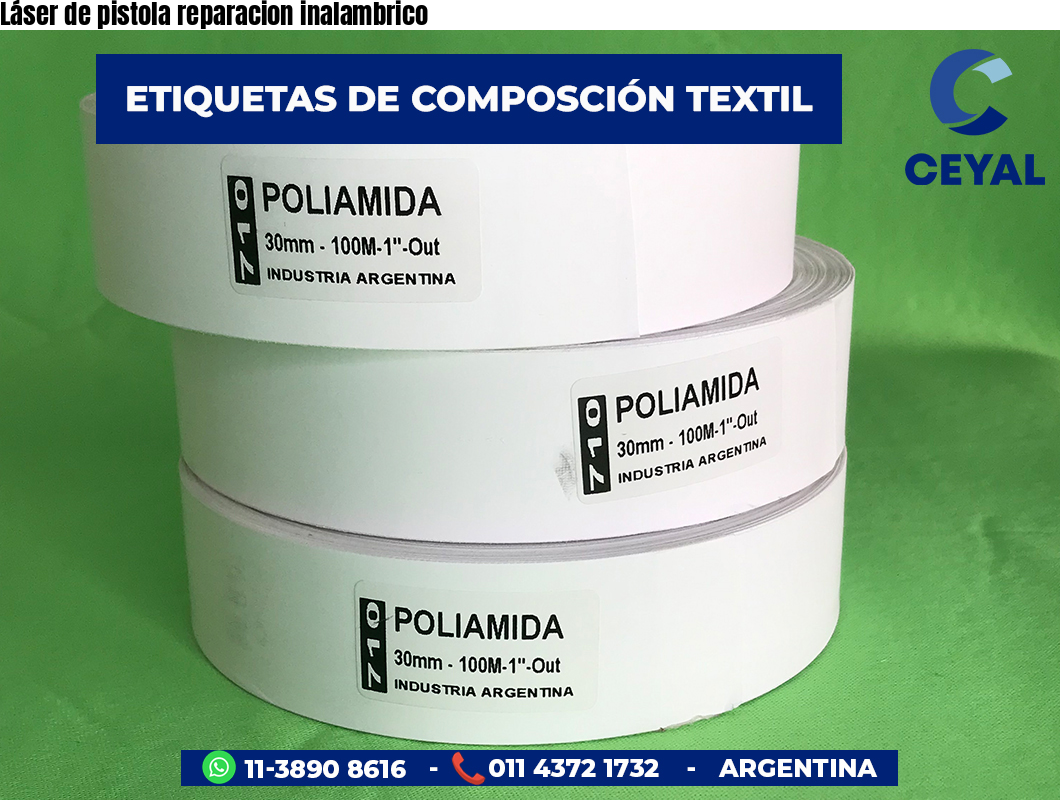 Láser de pistola reparacion inalambrico