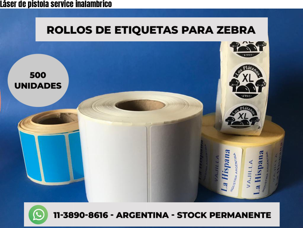 Láser de pistola service inalambrico