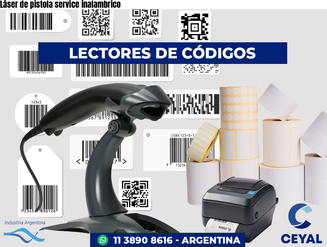 Láser de pistola service inalambrico