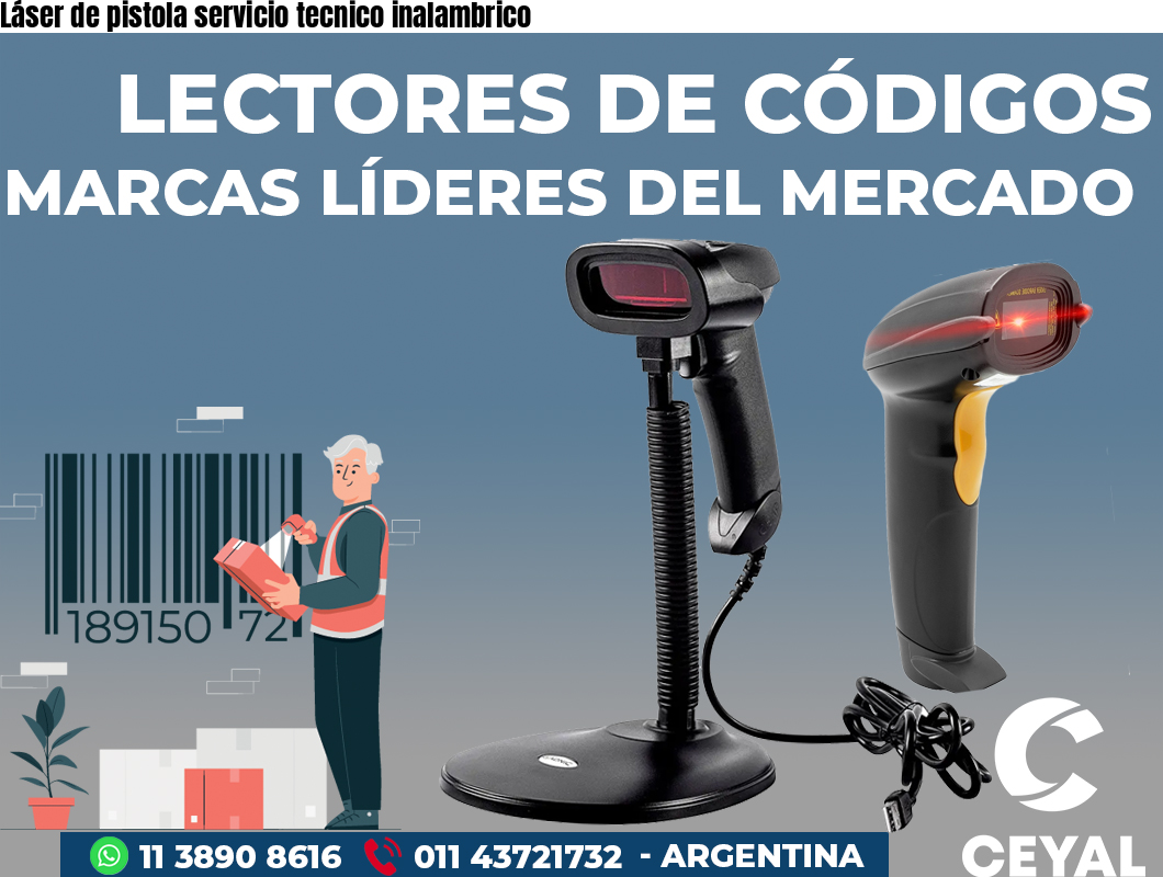 Láser de pistola servicio tecnico inalambrico