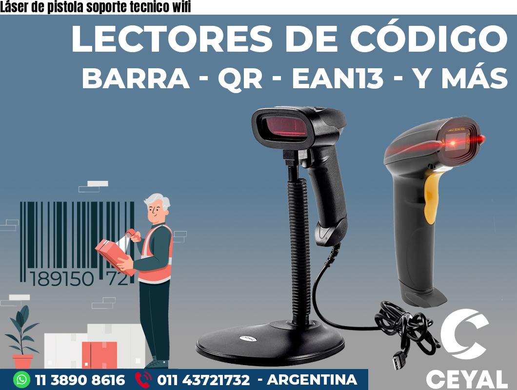 Láser de pistola soporte tecnico wifi