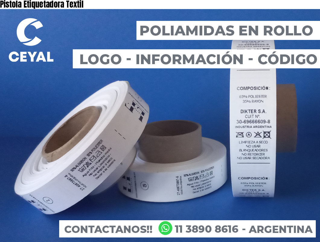 Pistola Etiquetadora Textil