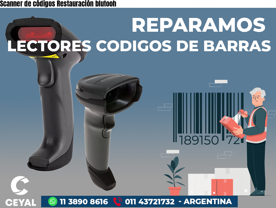 Scanner de códigos Restauración blutooh