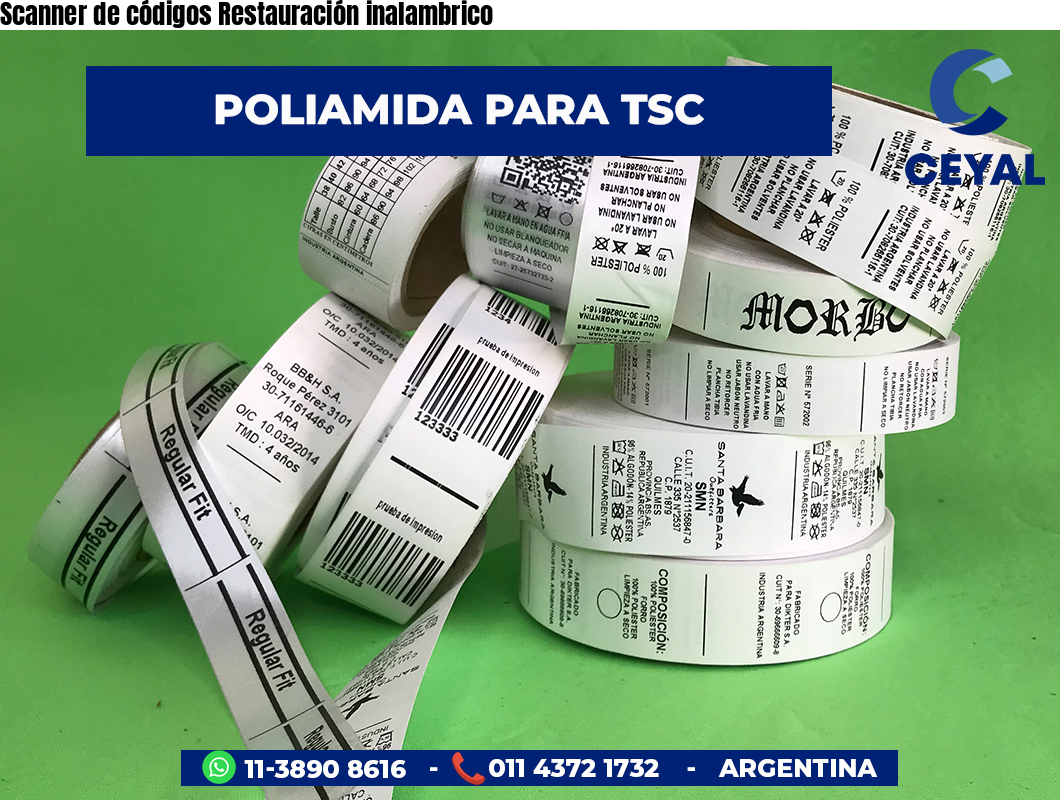 Scanner de códigos Restauración inalambrico