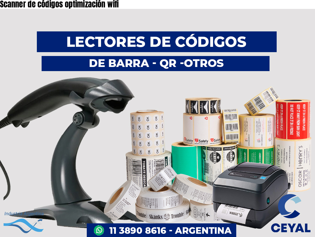 Scanner de códigos optimización wifi
