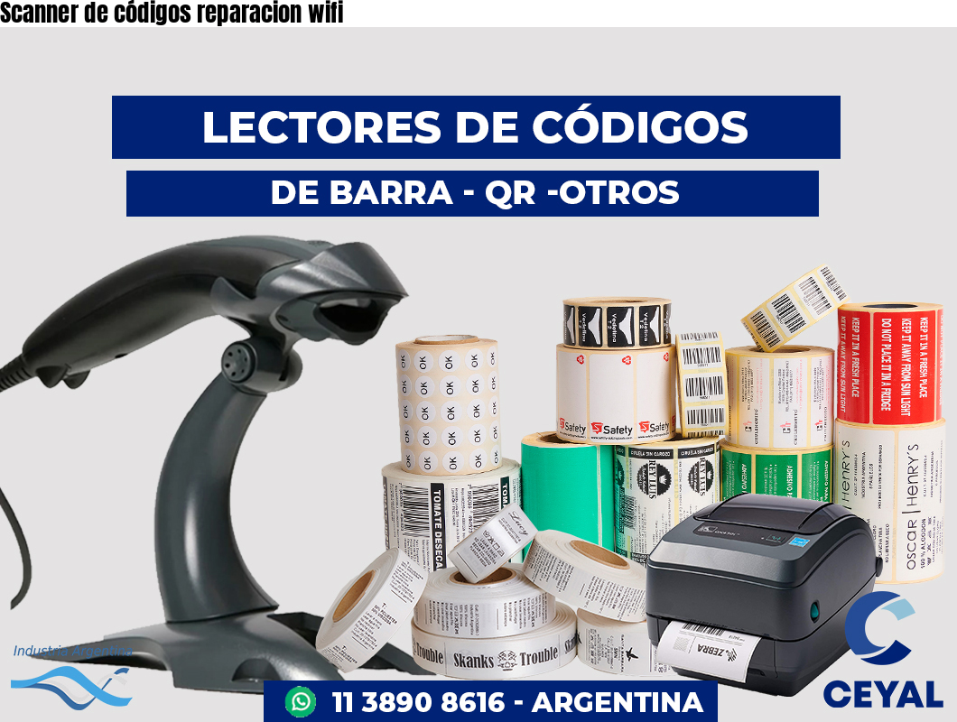 Scanner de códigos reparacion wifi