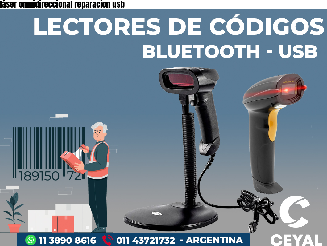 láser omnidireccional reparacion usb