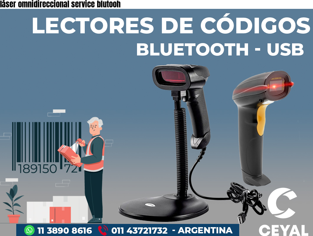 láser omnidireccional service blutooh