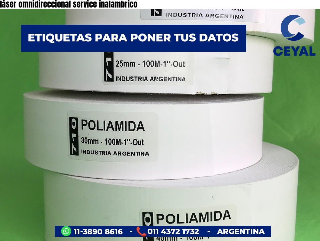 láser omnidireccional service inalambrico