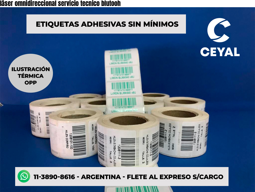 láser omnidireccional servicio tecnico blutooh