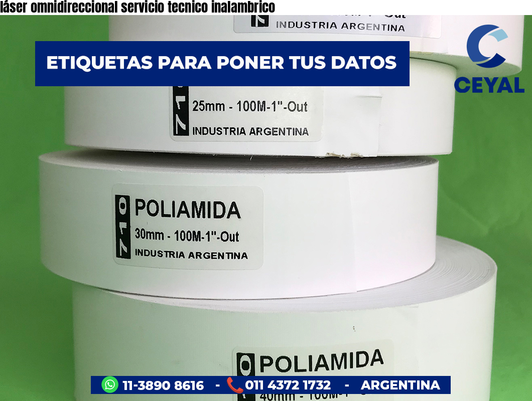 láser omnidireccional servicio tecnico inalambrico