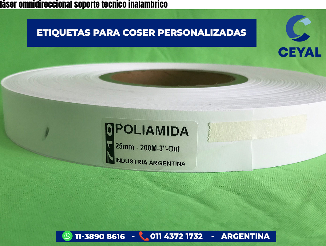 láser omnidireccional soporte tecnico inalambrico