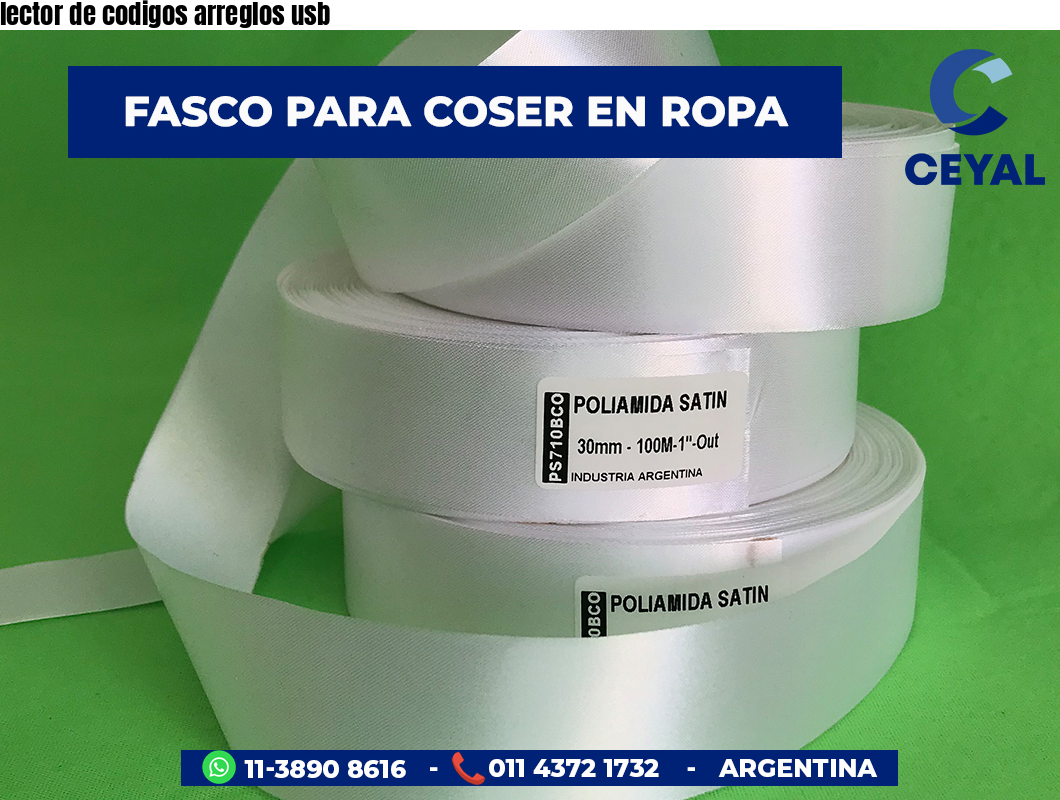 lector de codigos arreglos usb