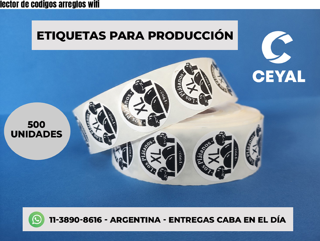 lector de codigos arreglos wifi