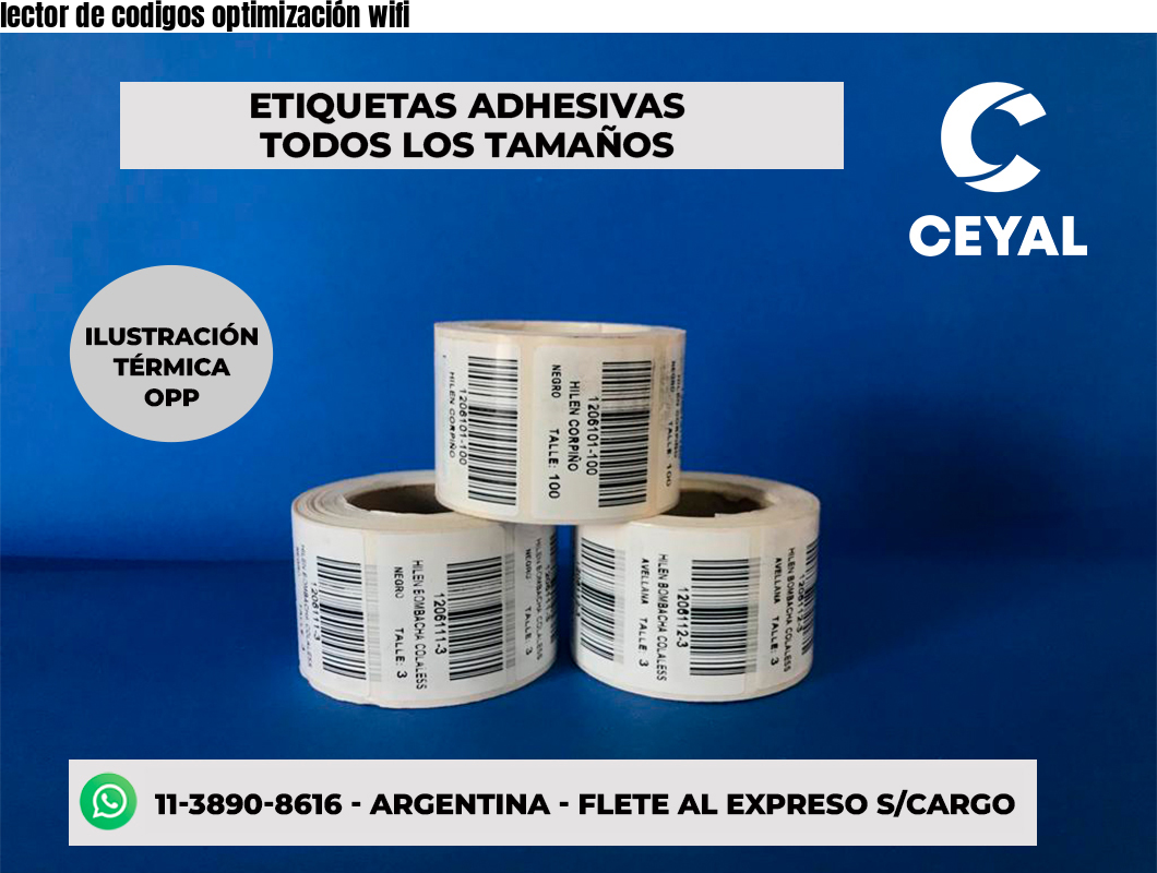 lector de codigos optimización wifi