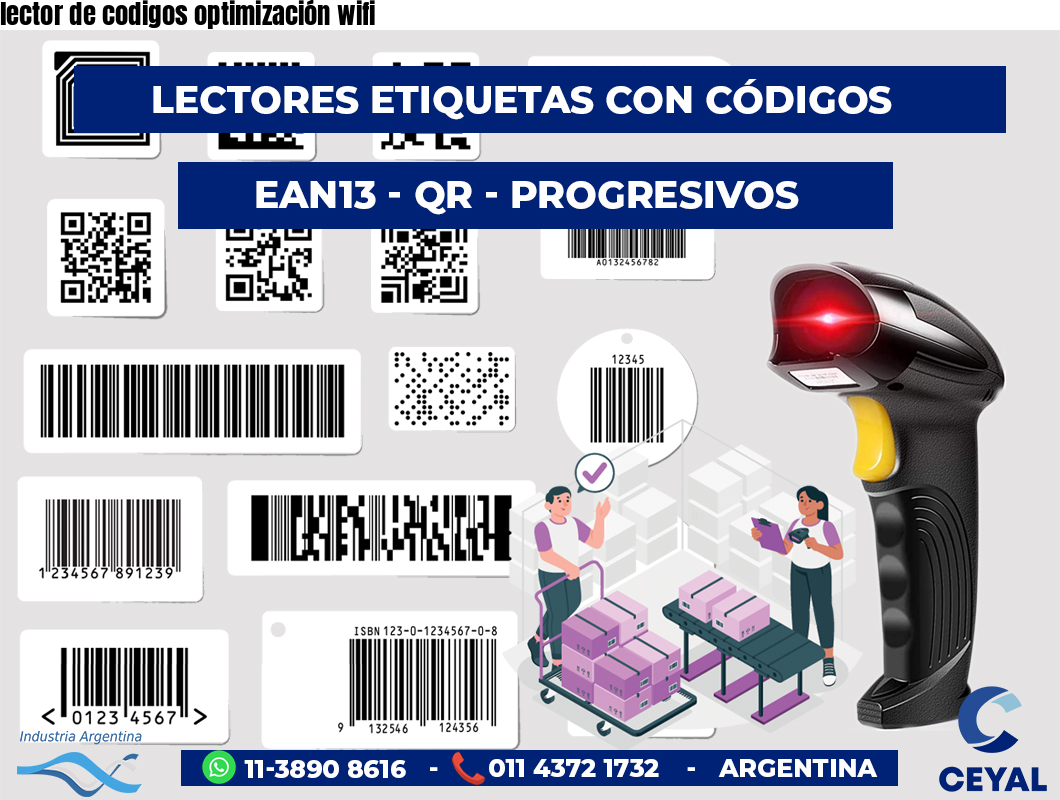 lector de codigos optimización wifi
