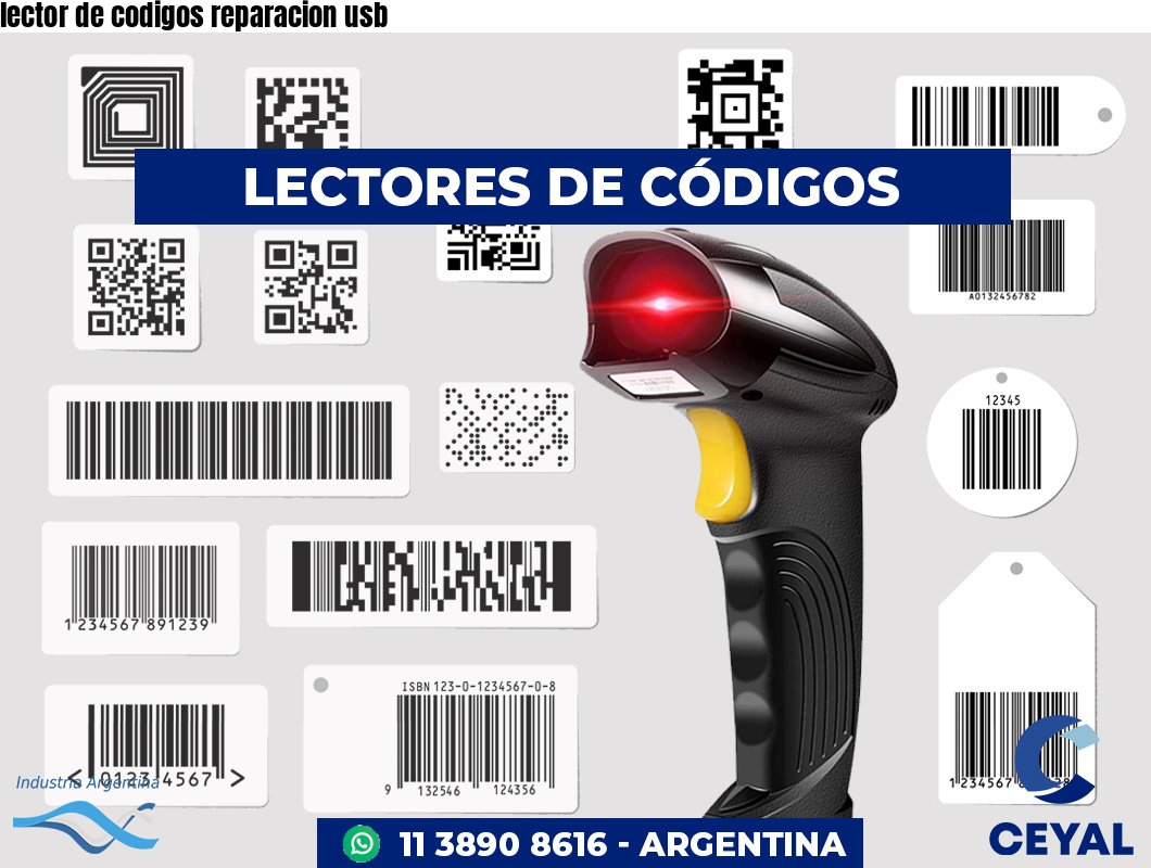 lector de codigos reparacion usb