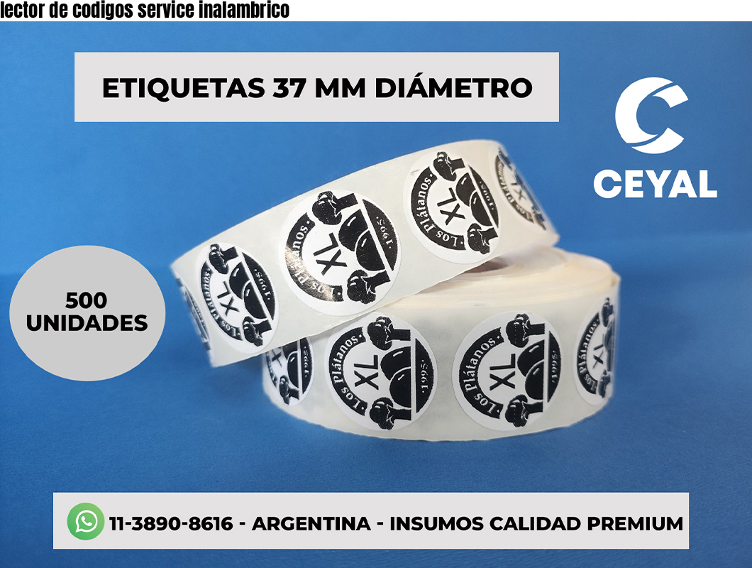 lector de codigos service inalambrico