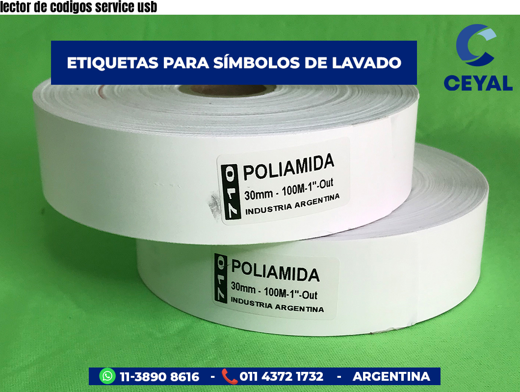 lector de codigos service usb