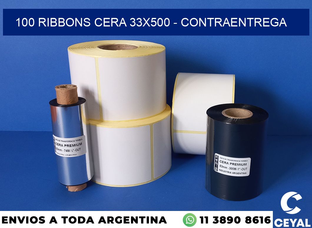 100 Ribbons cera 33×500 – contraentrega