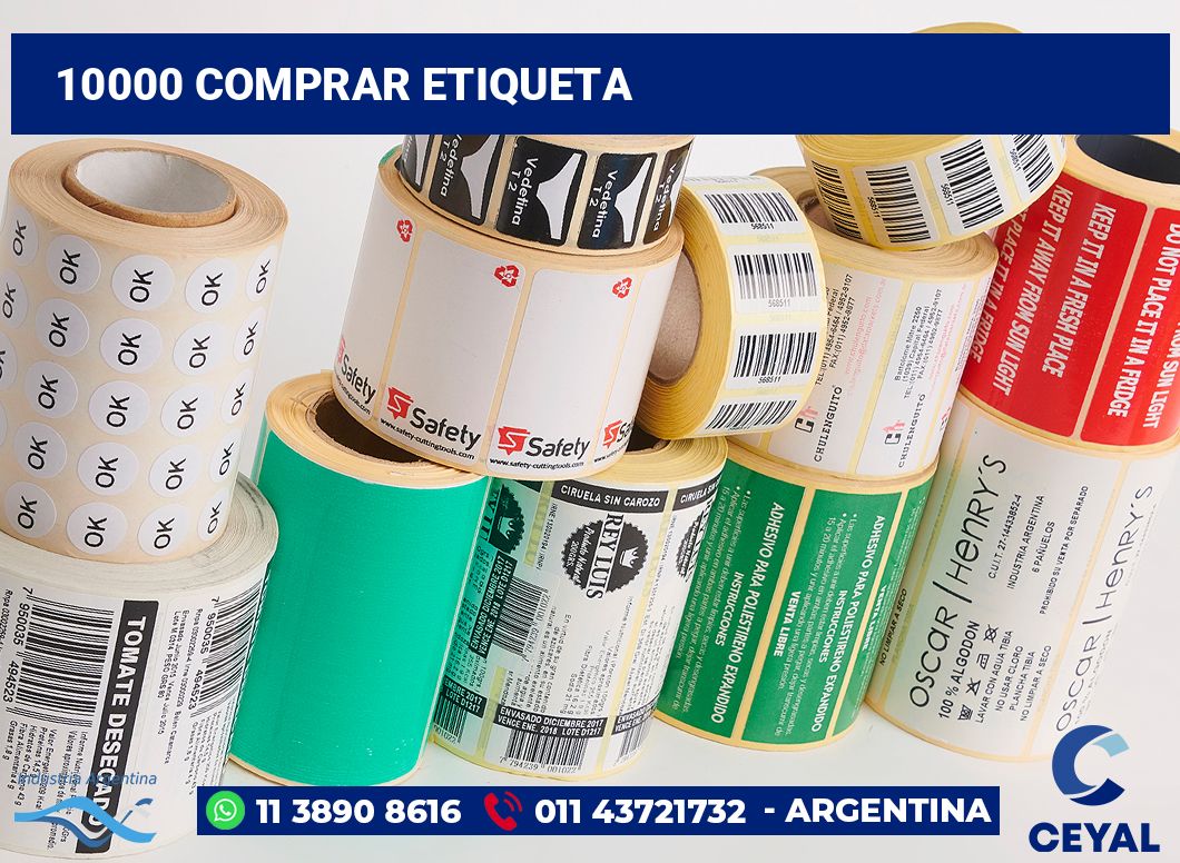 10000 Comprar etiqueta