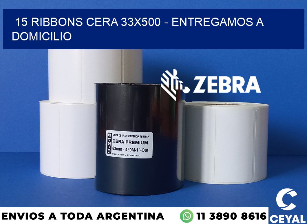 15 Ribbons cera 33x500 - entregamos a domicilio